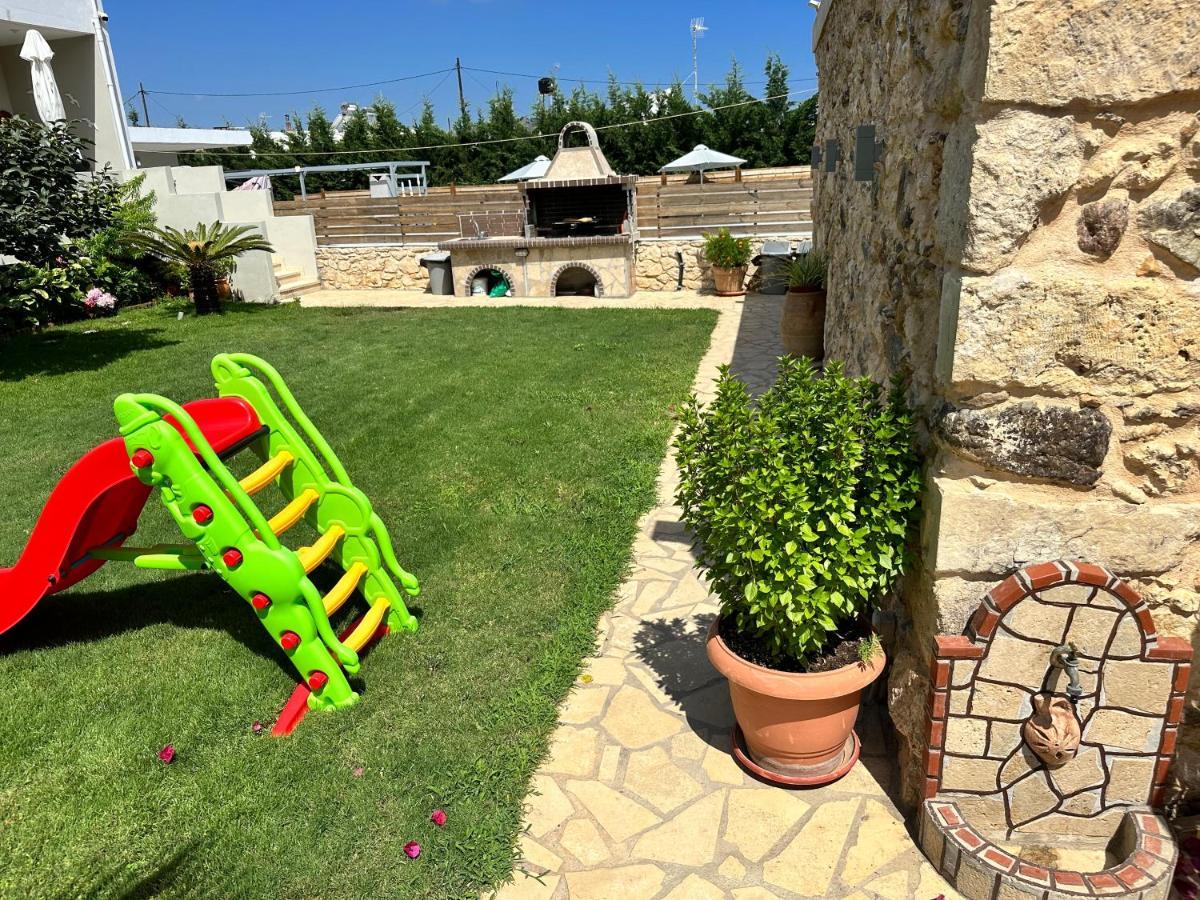 Bio Garden Stonehouse Villa Gonia Exterior photo
