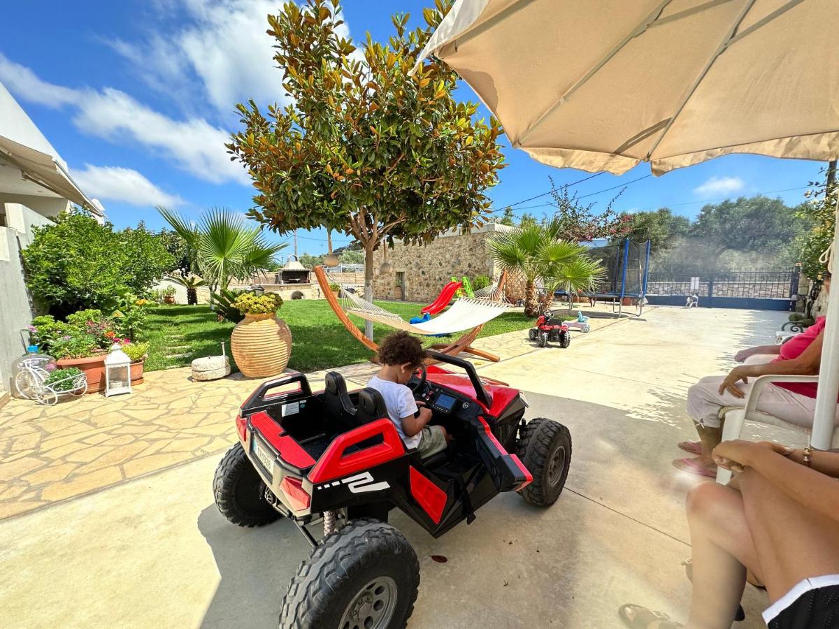 Bio Garden Stonehouse Villa Gonia Exterior photo